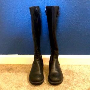 Kodiak Black Leather Winter Boots